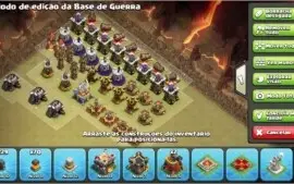 Conta Clash of clans cv11 semifull muito barata