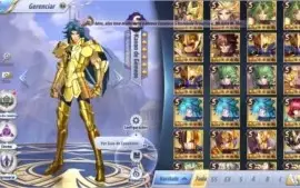 SAINT SEIYA AWAKENING - COM GEMAS AVANÇADAS E LIVROS