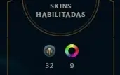 CONTA COM TODOS PERSONAGENS E 94 SKINS