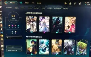 Conta league of legends