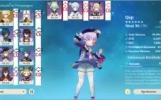 Genshin Impact Ar 55, 8 Personagens 5*, 7 Armas 5*
