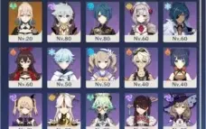 Ar 50 Ayaka, Klee, Shogun Raiden, Qiqi e Jean + 5 Armas T5