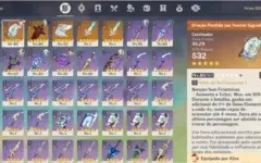 Ar 50 Ayaka, Klee, Shogun Raiden, Qiqi e Jean + 5 Armas T5