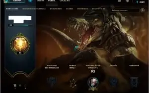 CONTA LVL 30 UNRANKED