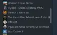 Conta Steam nivel 11 com 292 jogos + 107 reais em saldo