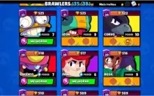 Conta Brawlstars 17.779 troféus 35 braw