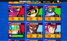 Conta Brawlstars 17.779 troféus 35 braw