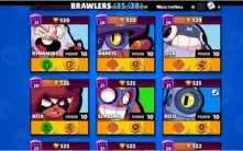 Conta Brawlstars 17.779 troféus 35 braw