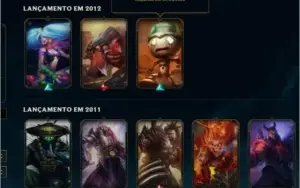 CONTA LOL 2013 - MUITAS SKINS!