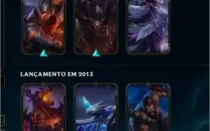 CONTA LOL 2013 - MUITAS SKINS!