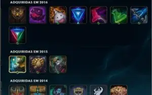 CONTA LOL 2013 - MUITAS SKINS!