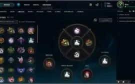 Conta Platina 5 com todos os campeões e 212 skins