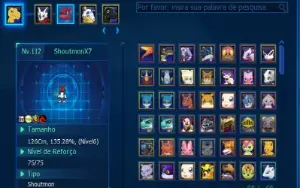 Conta Digimon Masters LADMO Omega