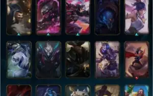 Conta lol-borda de platina-nivel 357-93 skins + 1 ultimate