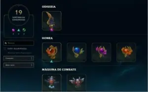 Conta lol-borda de platina-nivel 357-93 skins + 1 ultimate