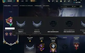 TODOS os Champs e 136 Skins ( MONO ADC ) +6 Prestigios