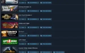 Conta steam com cs go, farming simulator 2015..