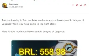conta de lol nivel 209 67 skins