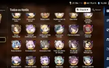 Conta Epic Seven 7ML + 1ML conexão +ML Luna pity 40+1100folh