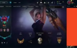 Conta League (Muitas skins)