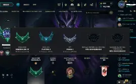 Conta LOL esmeralda solo/duo