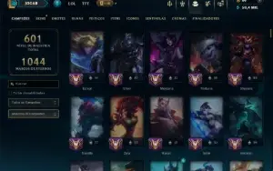 Prata 3 com TODOS os Champs e 183 Skins ( ADC / SUP / JG )
