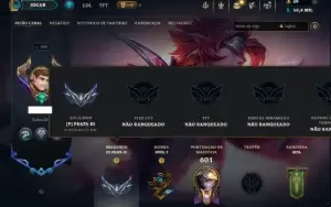 Prata 3 com TODOS os Champs e 183 Skins ( ADC / SUP / JG )