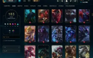 Prata 3 com TODOS os Champs e 183 Skins ( ADC / SUP / JG )