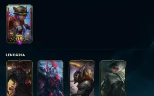 Conta LoL, Full Acesso, Prata II, 124 Campeões, 65 Skins