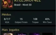 Conta de lol md10 mmr alto