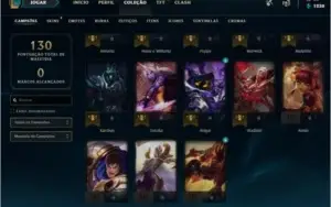 CONTA LOL - PRATA 2, 50 Champs, 30 Skins