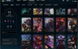 CONTA LOL - PRATA 2, 50 Champs, 30 Skins