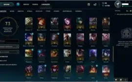 Conta LOL Diamante IV Smurf 2019