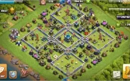 Conta Clash of Clans CV 13 semi ful