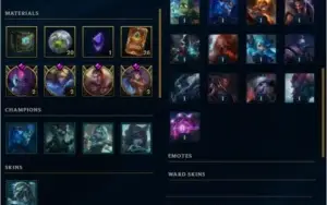 Platina 1, 77 campeões, 66 skins incluindo Zyra Prestígio