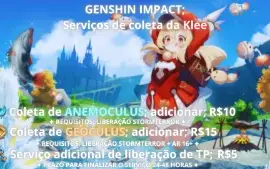 ✦ Serviços De Coleta Da Klee ✦