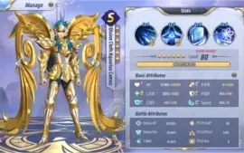 Conta Saint Seiya awakening - level 65 - Servidor A-81