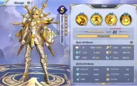 Conta Saint Seiya awakening - level 65 - Servidor A-81