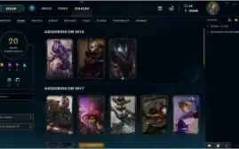 Conta GOLD 3 - Kayle Juíza - Muito Espólios - Skins Vitorios