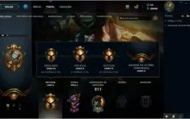 Conta GOLD 3 - Kayle Juíza - Muito Espólios - Skins Vitorios