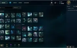 Conta GOLD 3 - Kayle Juíza - Muito Espólios - Skins Vitorios