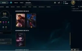 Conta GOLD 3 - Kayle Juíza - Muito Espólios - Skins Vitorios