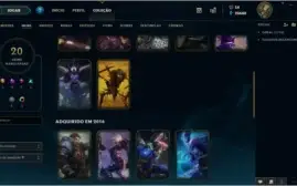 Conta GOLD 3 - Kayle Juíza - Muito Espólios - Skins Vitorios