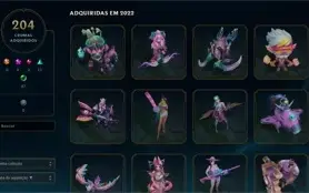 CONTA LEGUE OF LEGENDS RARA