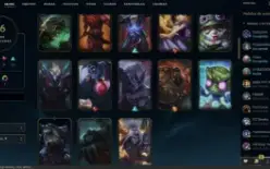 Conta LOL com LVL 222 sem rank