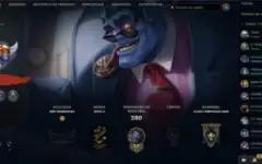 Conta LOL com LVL 222 sem rank