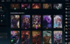 Conta LOL com LVL 222 sem rank