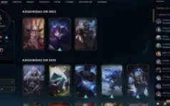 Conta LOL com LVL 222 sem rank