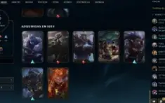 Conta LOL com LVL 222 sem rank