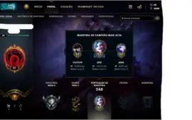 Conta lol 58 Skins lvl 88
